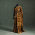 Bagru Hand Block Print Natural Dyed Modal Silk Saree 02