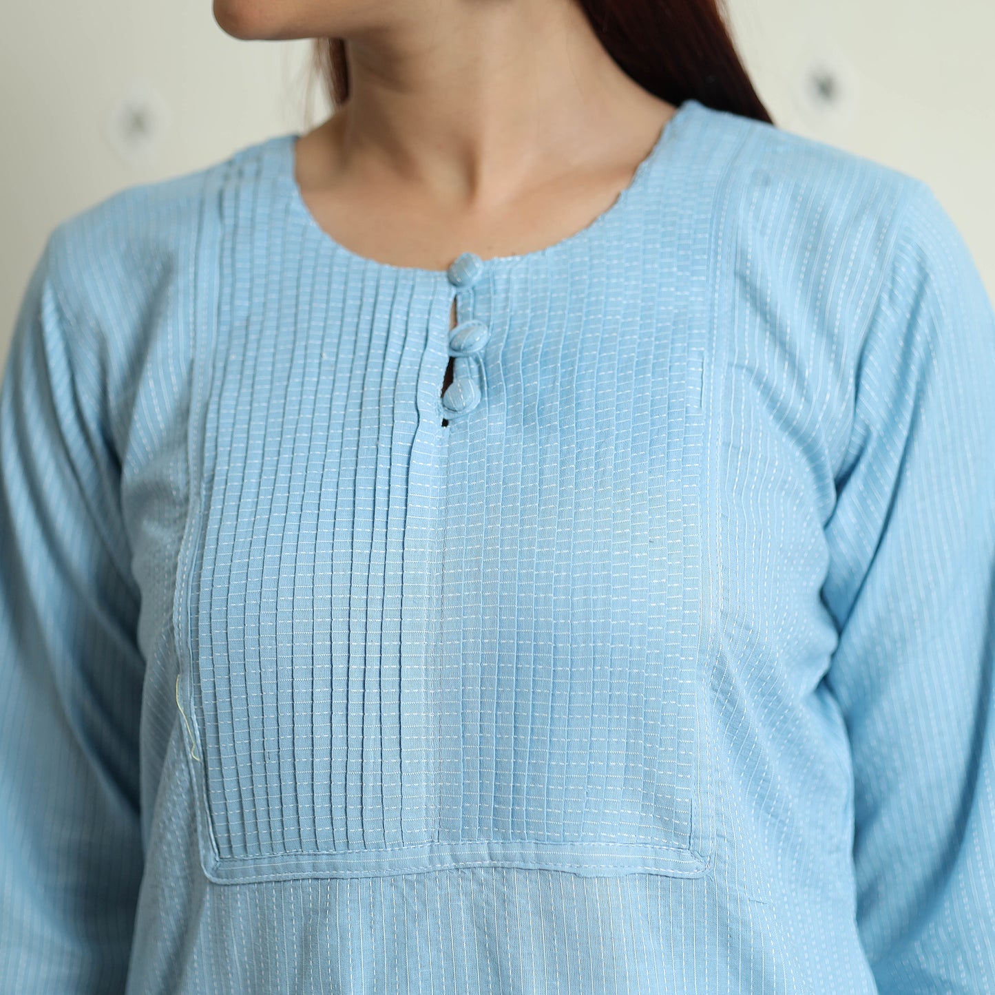  Plain Running Stitch kurta