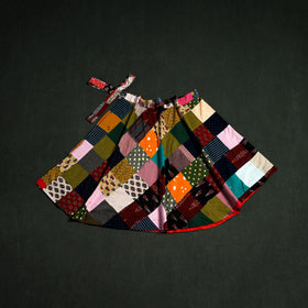 Tukdi Kaam Patchwork Cotton Wrap Around Skirt 19