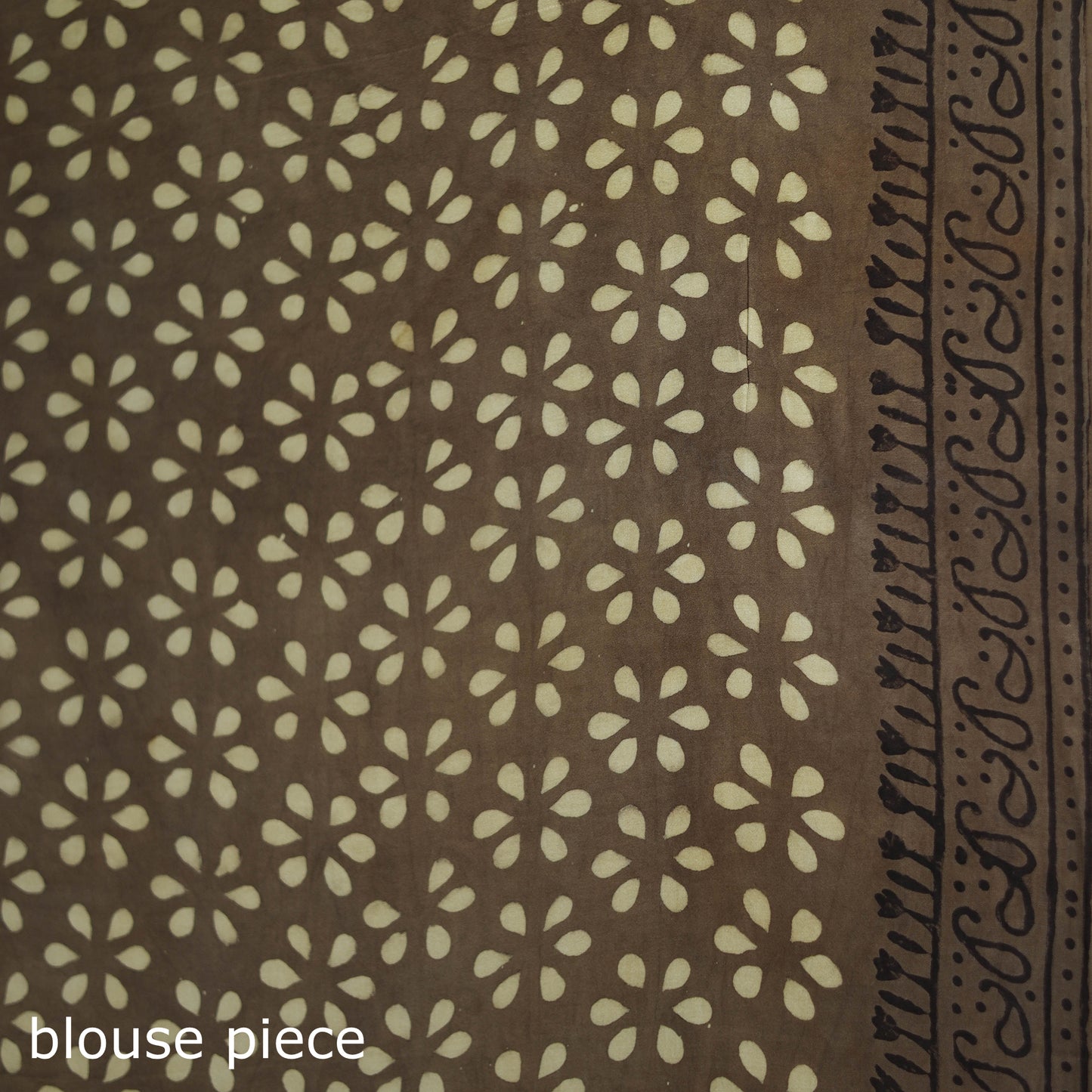 Bagru Hand Block Print Natural Dyed Modal Silk Saree 03