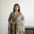 Buy Traditional Maheshwari Silk Bagru Print Kurta Set