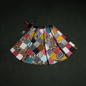 Tukdi Kaam Patchwork Cotton Wrap Around Skirt 16