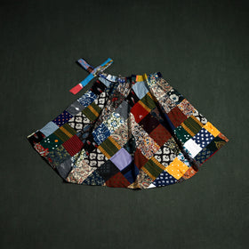Tukdi Kaam Patchwork Cotton Wrap Around Skirt 11