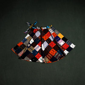 Tukdi Kaam Patchwork Cotton Wrap Around Skirt 09