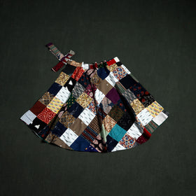Tukdi Kaam Patchwork Cotton Wrap Around Skirt 07
