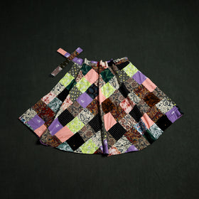 Tukdi Kaam Patchwork Cotton Wrap Around Skirt 05