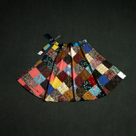 Tukdi Kaam Patchwork Cotton Wrap Around Skirt 03