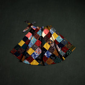 Tukdi Kaam Patchwork Cotton Wrap Around Skirt 06