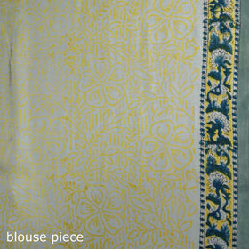 Sanganeri Hand Block Print Modal Silk Saree 10