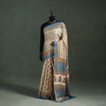 Sanganeri Hand Block Print Modal Silk Saree 11