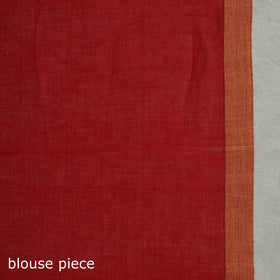 Handloom Pure Mul Cotton Phulia Jamdani Saree with Tassels  09