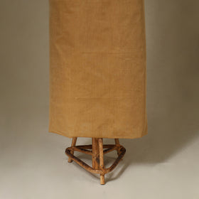 Brown 2pc Kandangi Chettinad Dress Material with Jewellery Set