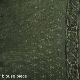 Bagru Hand Block Print Natural Dyed Modal Silk Saree 13
