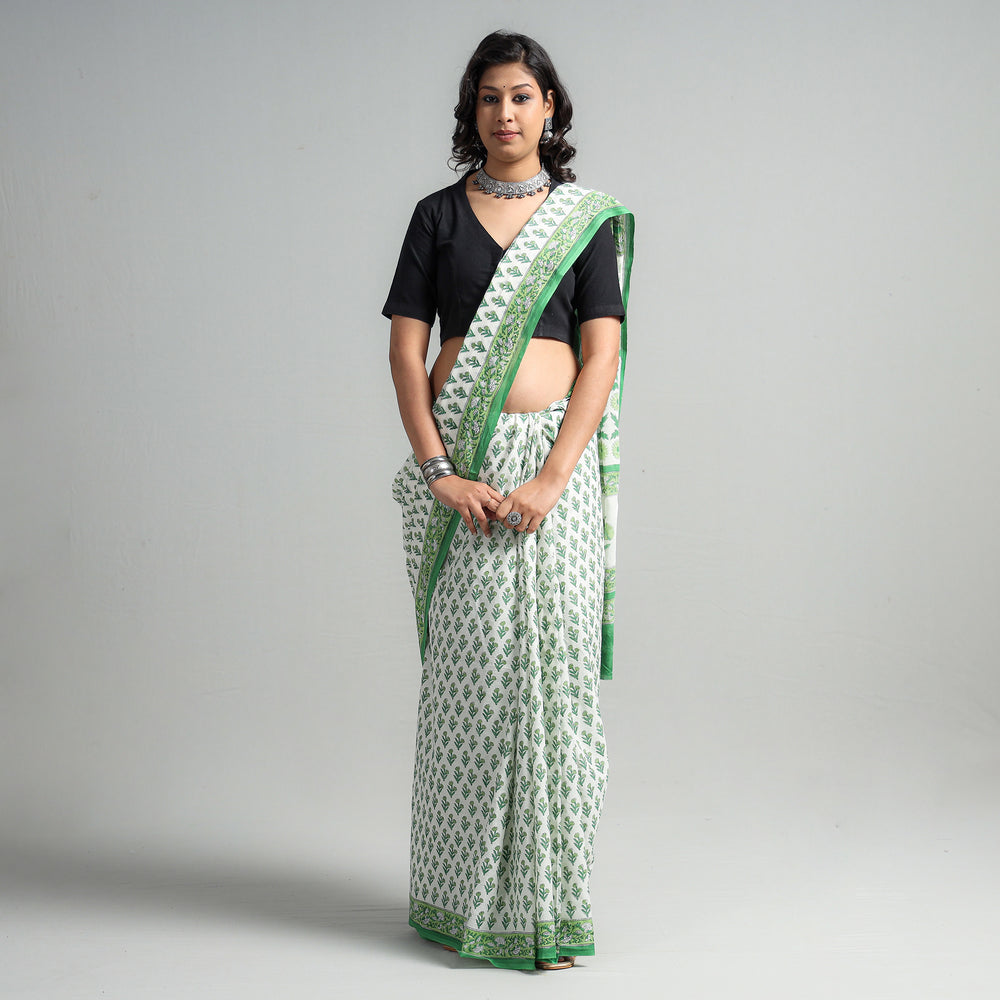 sanganeri print saree