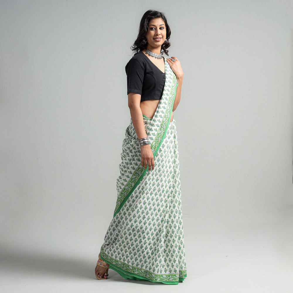 sanganeri print saree