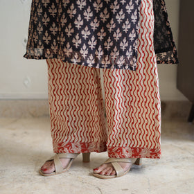 Buy Traditional Maheshwari Silk Bagru Print Kurta Set