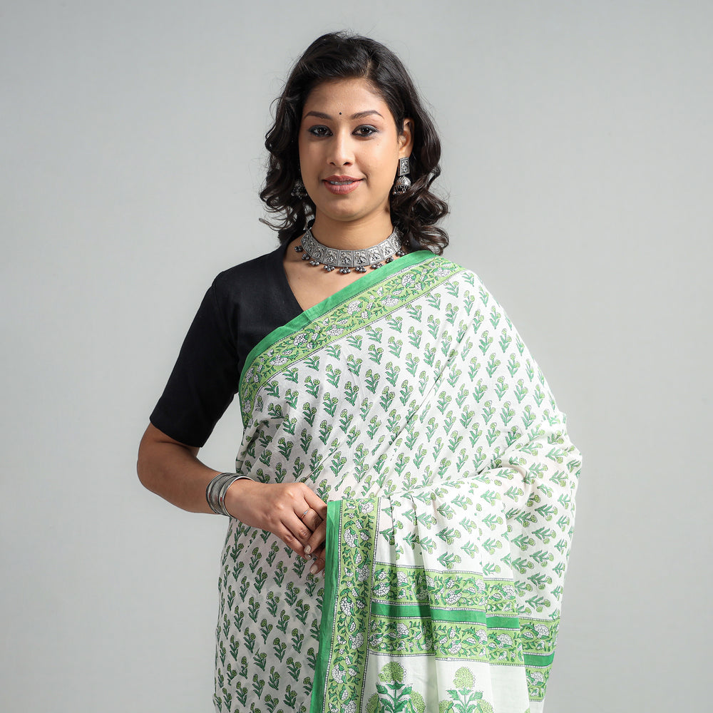 sanganeri print saree