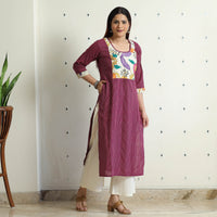 plain patchwork kurta 