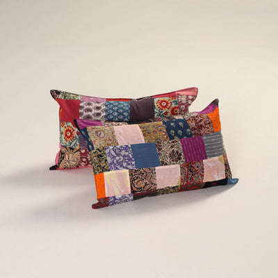 Patchwork Cotton Pillow Cover (Set of 2) 02