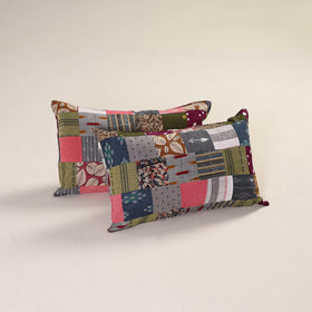 Patchwork Cotton Pillow Cover (Set of 2) 03