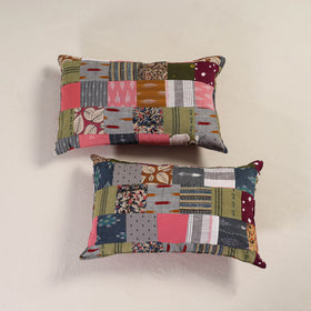 Patchwork Cotton Pillow Cover (Set of 2) 03