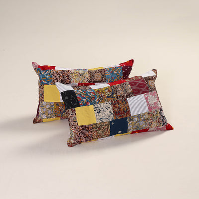 Patchwork Cotton Pillow Cover (Set of 2) 04