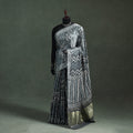 Bagru Hand Block Print Natural Dyed Modal Silk Saree 19