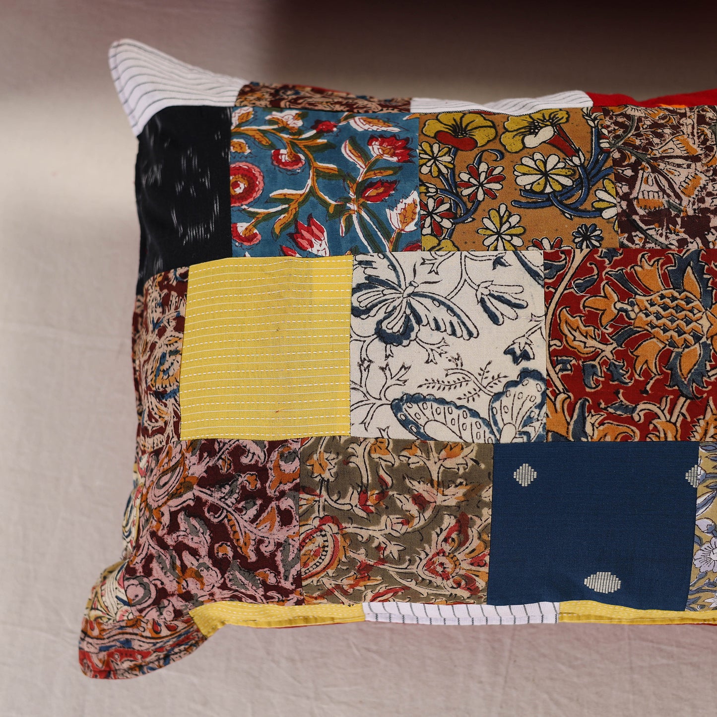 Patchwork Cotton Pillow Cover (Set of 2) 04