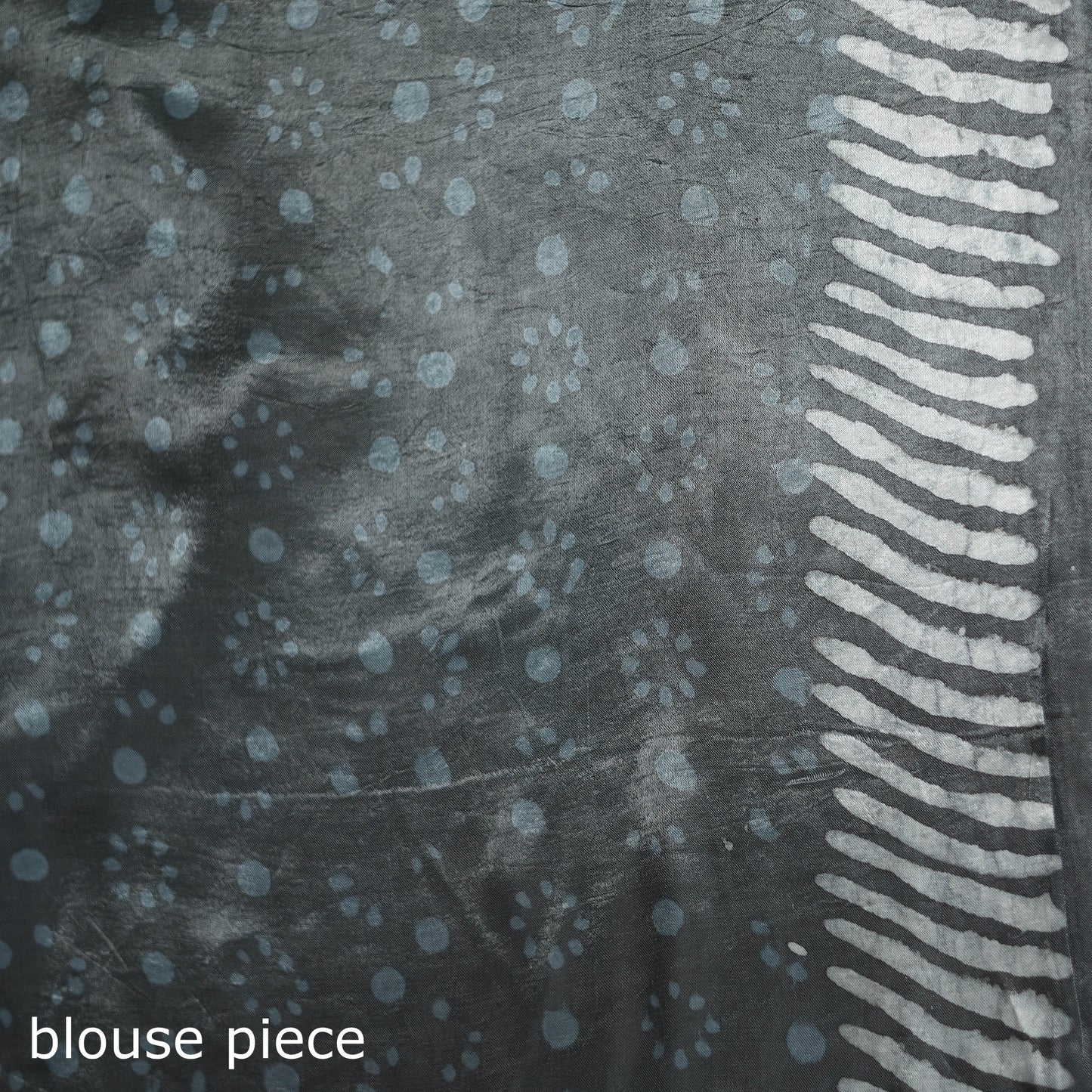 Bagru Hand Block Print Natural Dyed Modal Silk Saree 19
