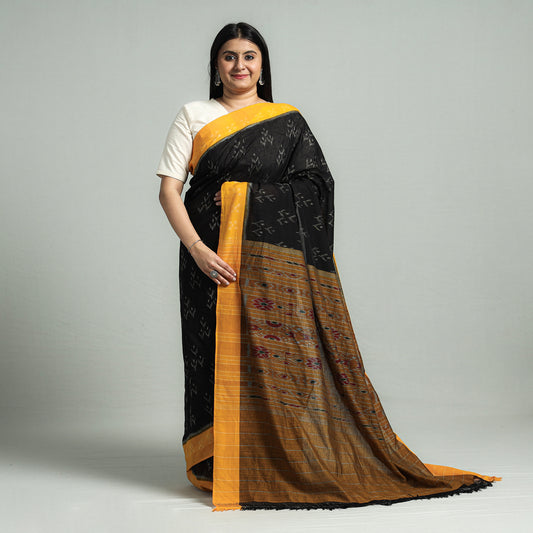 Multicolor - Sambalpuri Ikat Weave Handloom Cotton Saree