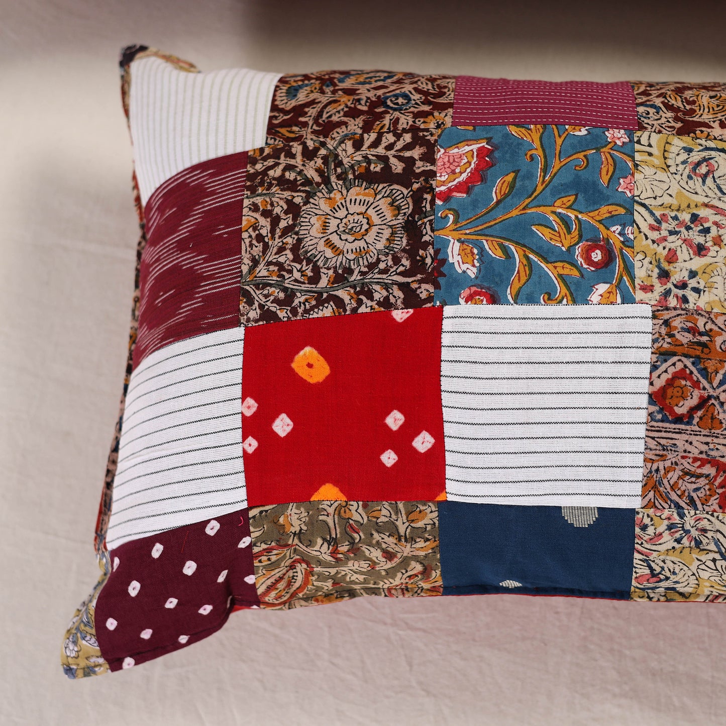 Patchwork Cotton Pillow Cover (Set of 2) 05