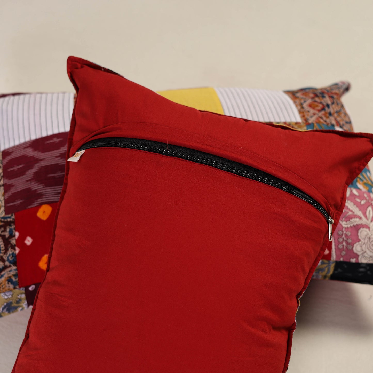 Patchwork Cotton Pillow Cover (Set of 2) 05
