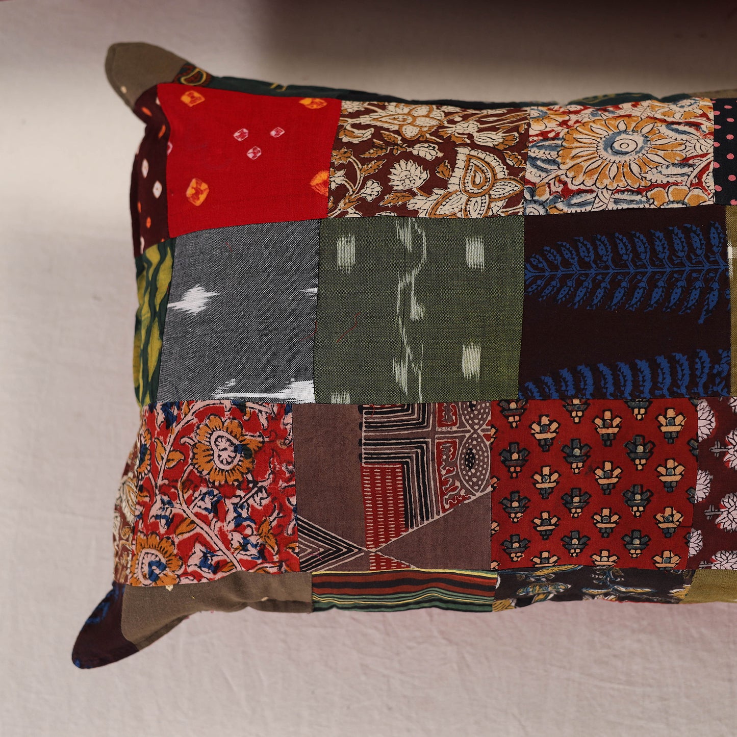 Patchwork Cotton Pillow Cover (Set of 2) 07