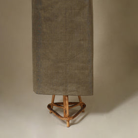 Brown 2pc Kandangi Chettinad Dress Material with Jewellery Set