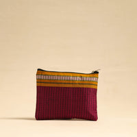 Pink - Khun Fabric Quilted Cotton Utility Pouch 03