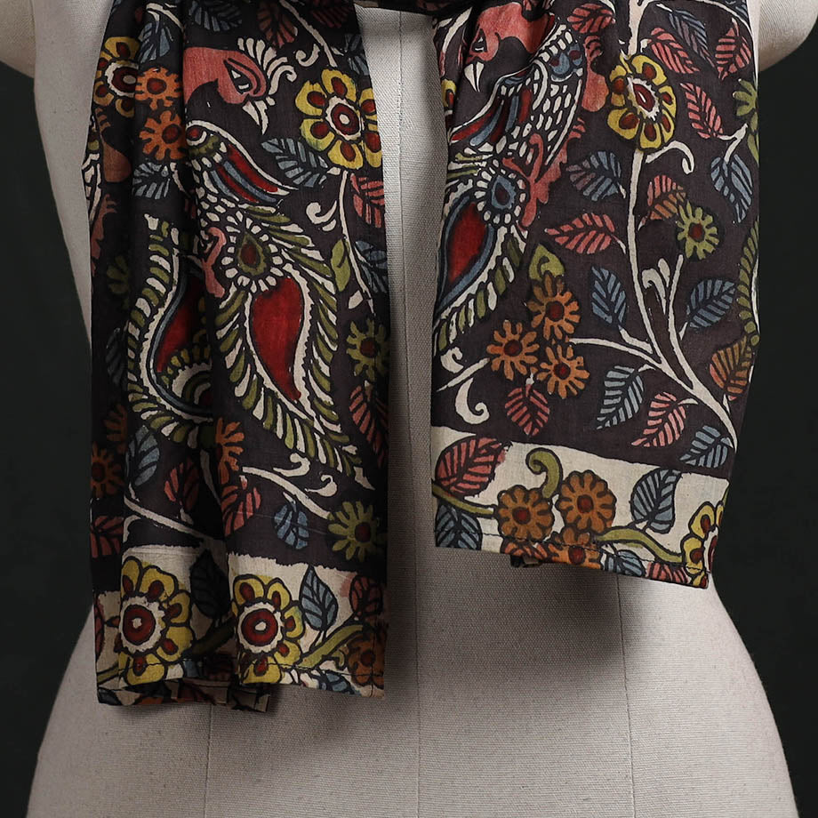 Kalamkari Handpainted Cotton Stole 03