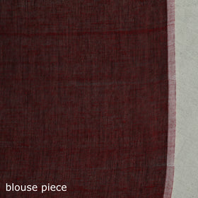 Handloom Pure Mul Cotton Phulia Jamdani Saree with Tassels  21