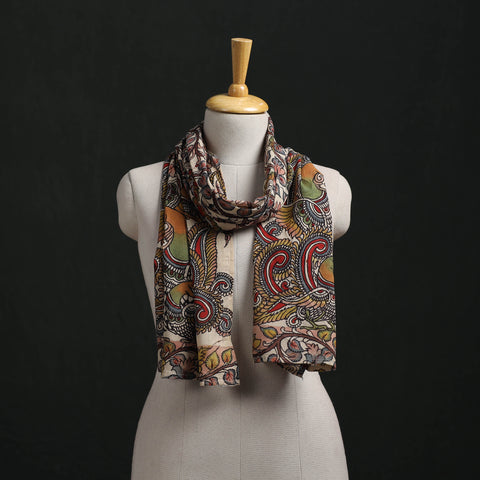 Kalamkari Handpainted Cotton Stole 05