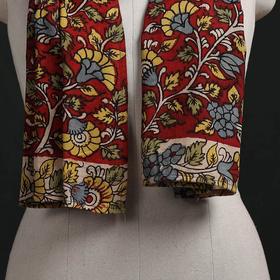 Kalamkari Handpainted Cotton Stole 06