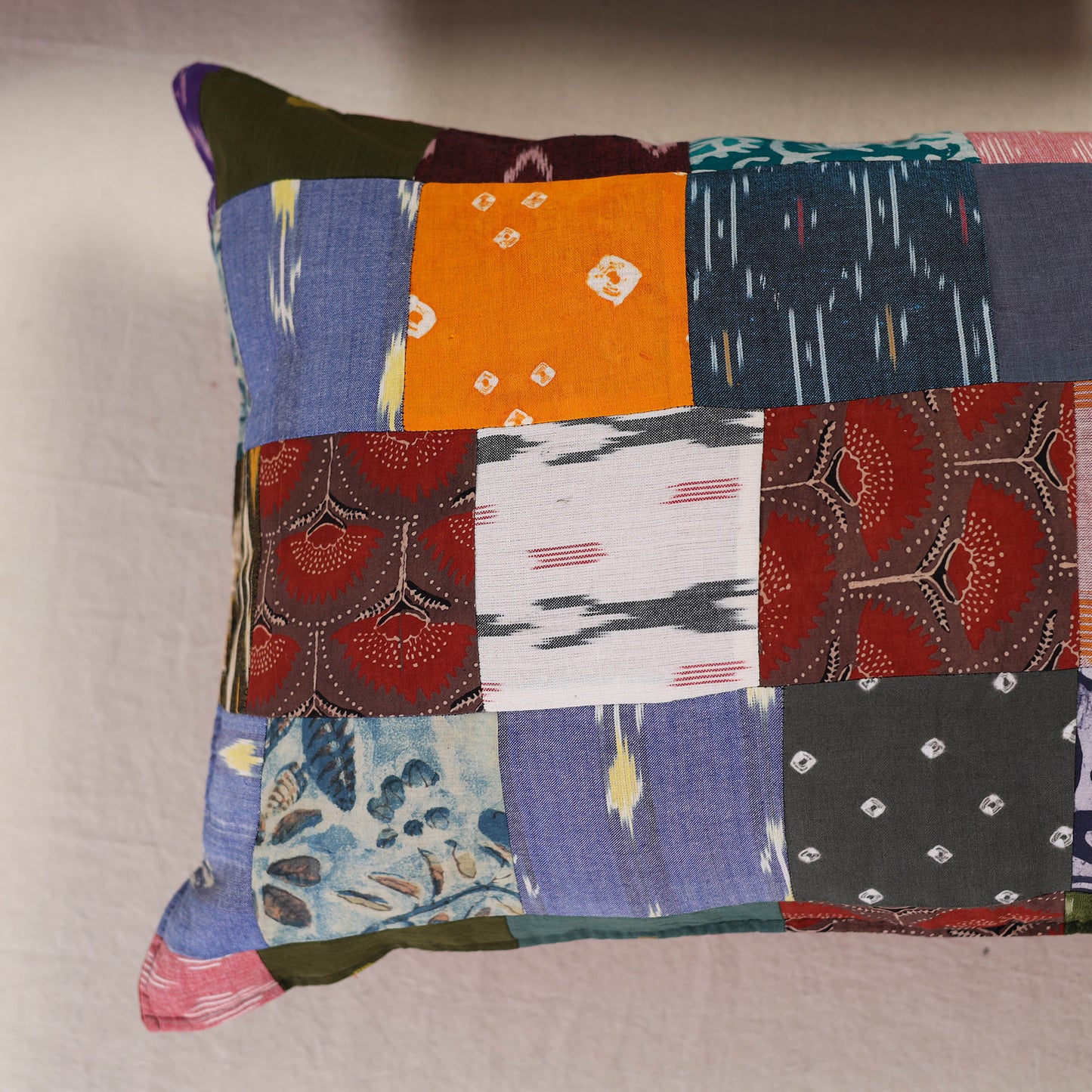 Patchwork Cotton Pillow Cover (Set of 2) 09