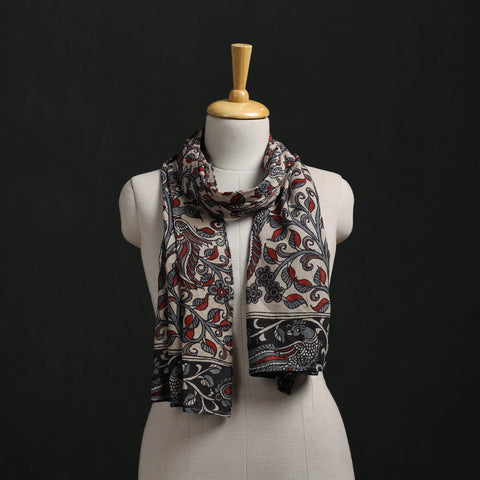 Kalamkari Handpainted Cotton Stole 07