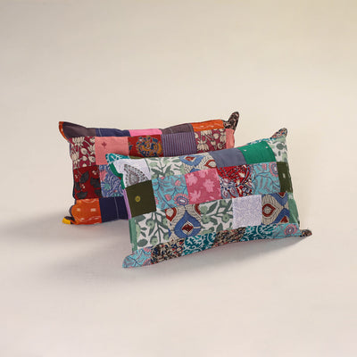 Patchwork Cotton Pillow Cover (Set of 2) 10