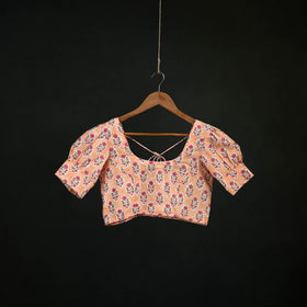 Sanganeri Hand Block Print Cotton Readymade Blouse 06