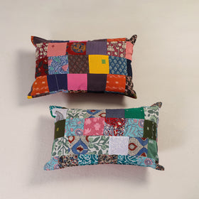 Patchwork Cotton Pillow Cover (Set of 2) 10