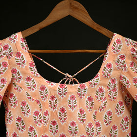 Sanganeri Hand Block Print Cotton Readymade Blouse 06