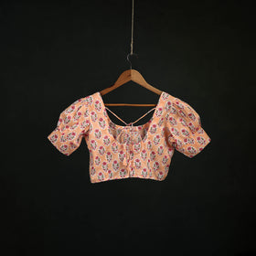 Sanganeri Hand Block Print Cotton Readymade Blouse 06