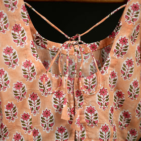 Sanganeri Hand Block Print Cotton Readymade Blouse 06
