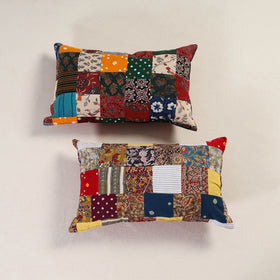 Patchwork Cotton Pillow Cover (Set of 2) 11
