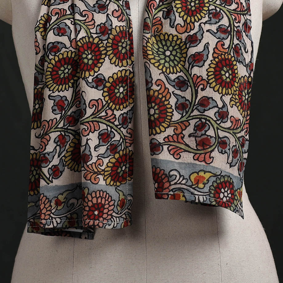 Kalamkari Handpainted Cotton Stole 15