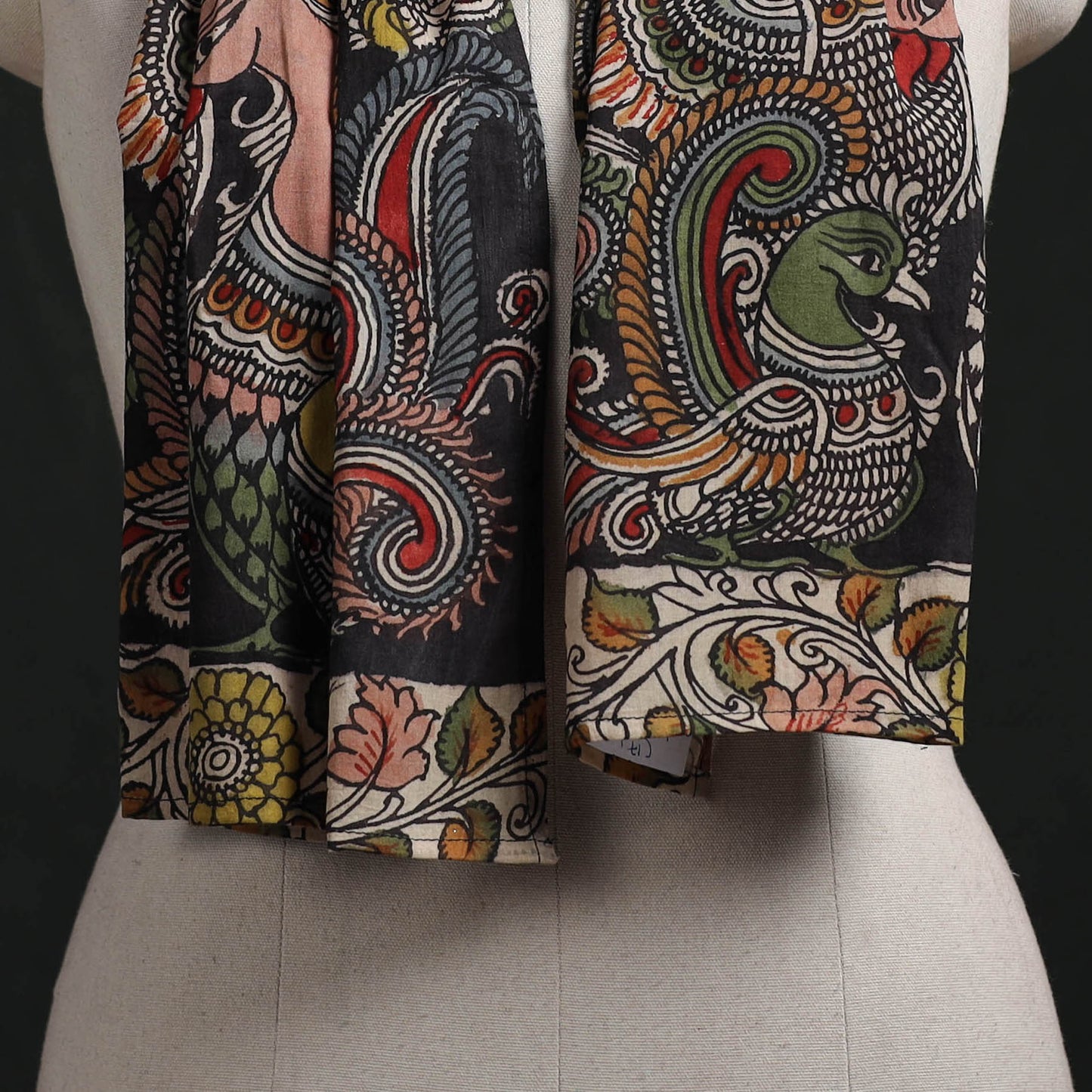Kalamkari Handpainted Cotton Stole 17